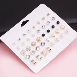 TheVineGirl Women Gold-Plated Alloy Studs-picture-41