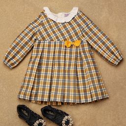 One Friday Checked A-Line Dress-picture-43