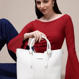French Connection Structured Handheld Bag-26