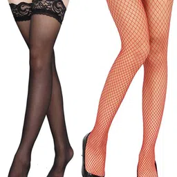 NESKA MODA Women Black Stockings-image-72