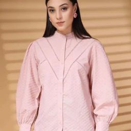 Melon By plusS Pink Plain Shirt-picture-33