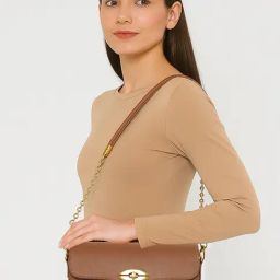 Esbeda Tan Small Shoulder Bag-image-25