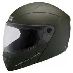 Studds Military Green Large (580 mm) Flip Up-Full Face Helmet, Ninja Elite-image-67