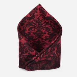 Louis Philippe Red Printed Pocket Square-image-10