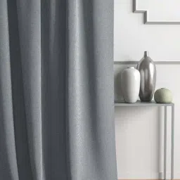 DDECOR Live Beautiful Grey 7 ft. Door Curtain - Set of 1-image-84