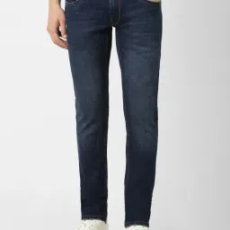 Peter England Navy Skinny Fit Jeans-image-93