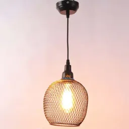 DecorativeRay Black Iron Gola Hanging Light - Set of 1-image-33