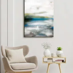 999store Grey & White Snow In Sky Art Wall Canvas Painting-31