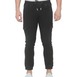 Spykar Carbon Black Slim Fit Jogger Jeans-image-16