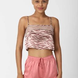 Forever 21 Pink Lace Crop Cami Top-image-65