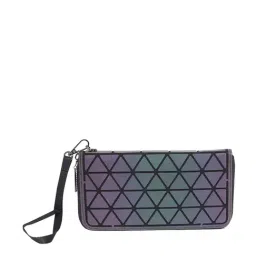 Baomi Purple Textured Zip Around Wallet-23
