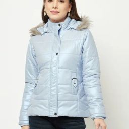 Crimsoune Club Sky Blue Regular Fit Padded Jacket-picture-39