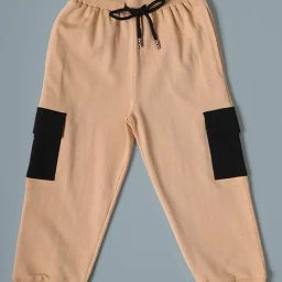 Be Awara Unisex Brown Cotton Relaxed Fit Joggers-image-34