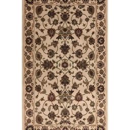 Sapana Carpet-Mats Cream-Coloured Traditional No Shredding Polypropylene Carpet image 2