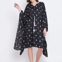 The Kaftan Company Black Printed Kaftan-picture-47