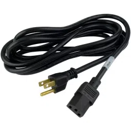 VOLEX POWER CORD, NEMA 5-15P/IEC 60320 C13, 3M, 17501-48