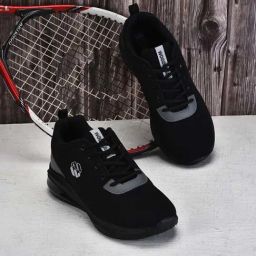 Woodland Men's Black Running Shoes-picture-31