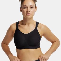 Jockey MI11 Women's Wirefree Non Padded Microfiber Full Coverage Performance Sports Bra-image-62