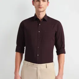 Arrow Red Cotton Regular Fit Shirt-picture-42