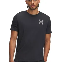 UNDER ARMOUR UA Run 96 Brand Logo Printed Round Neck Short Sleeve Casual T-Shirt-image-94
