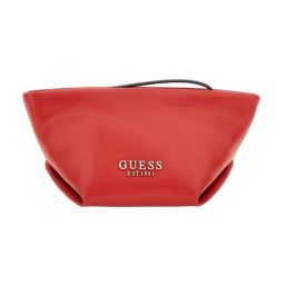 Guess Red Eco Evaine Makeup Bag-image-13