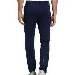 Van Heusen Performance Regular Fit Swift Dry 4 Way Stretch Solid Trackpants - Navy image 2