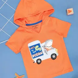 Pantaloons Baby Kids Living Coral Cotton Regular Fit T-Shirt-picture-16