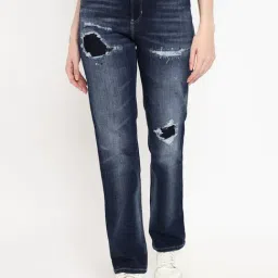 Guess Blue Solid Jeans-image-81