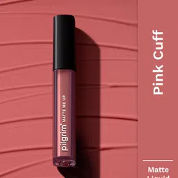 Pilgrim Matte Me Up Liquid Long-Lasting & Non-Drying Lipstick - 3 ml - Pink Cuff -23-51