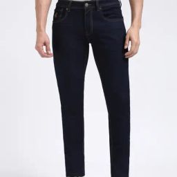 Peter England Navy Skinny Fit Jeans-image-45