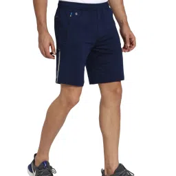 Van Heusen Performance Regular Fit Swift Dry 4 Way Stretch Solid Knit Shorts - Navy image 3