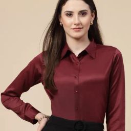 Style Quotient Maroon Regular Fit Shirt-71