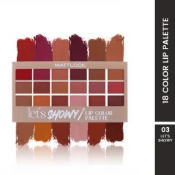 Matt Look Lip Color Palette 03 Let's Showy - 18 gm-18