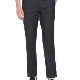 Arrow Cool Grey Regular Fit Trousers-picture-39