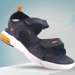 Sparx Men's Black Floater Sandals-image-12