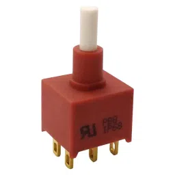 MULTICOMP PRO Standard Pushbutton Switches PB SWITCH, DPDT, 1A, 120VAC/38VDC, PANEL, MP-PB8-BA00B1GE-2D.-43