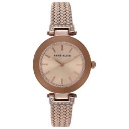 Anne Klein NEAK1906RGRG Crystals Analog Watch for Women-38