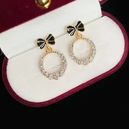 ONUYX Circular Drop Earrings-5