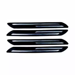Carsonia Black Rubber Bumper Guard for Skoda Kushaq (Pack of 4)-10