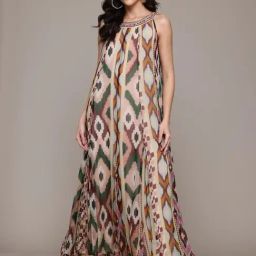 Label Ritu Kumar Multi Color Aquinnah Maxi Dress-image-77
