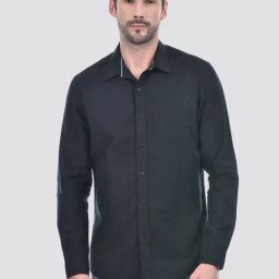 Numero Uno Black Regular Fit Shirt-image-27