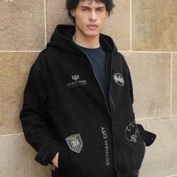 The Souled Store Black Cotton Embellished Casual Jacket-image-20