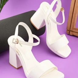 Pelle Albero Women's White Ankle Strap Sandals-image-29