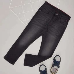 Pantaloons Junior Boys Jet Black Washed Jeans-image-59