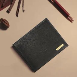 Hidesign Ecom Black Casual Leather Bi-Fold Wallet for Men-42