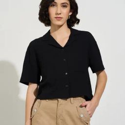 People By Pantaloons Caviar Boxy Fit Shirt-image-46