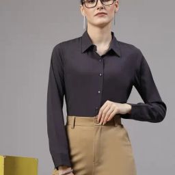 Style Quotient Grey Regular Fit Shirt-image-68