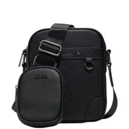 ALDO Black Solid Medium Cross Body Bag with Pouch-11