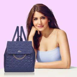Lavie Casper Navy Synthetic Quilted Backpack-28