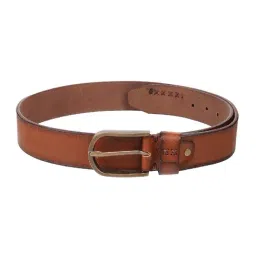 Mochi Tan Synthetic Waist Belt For Men-image-33